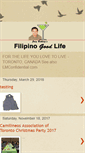 Mobile Screenshot of filipinogoodlife.com